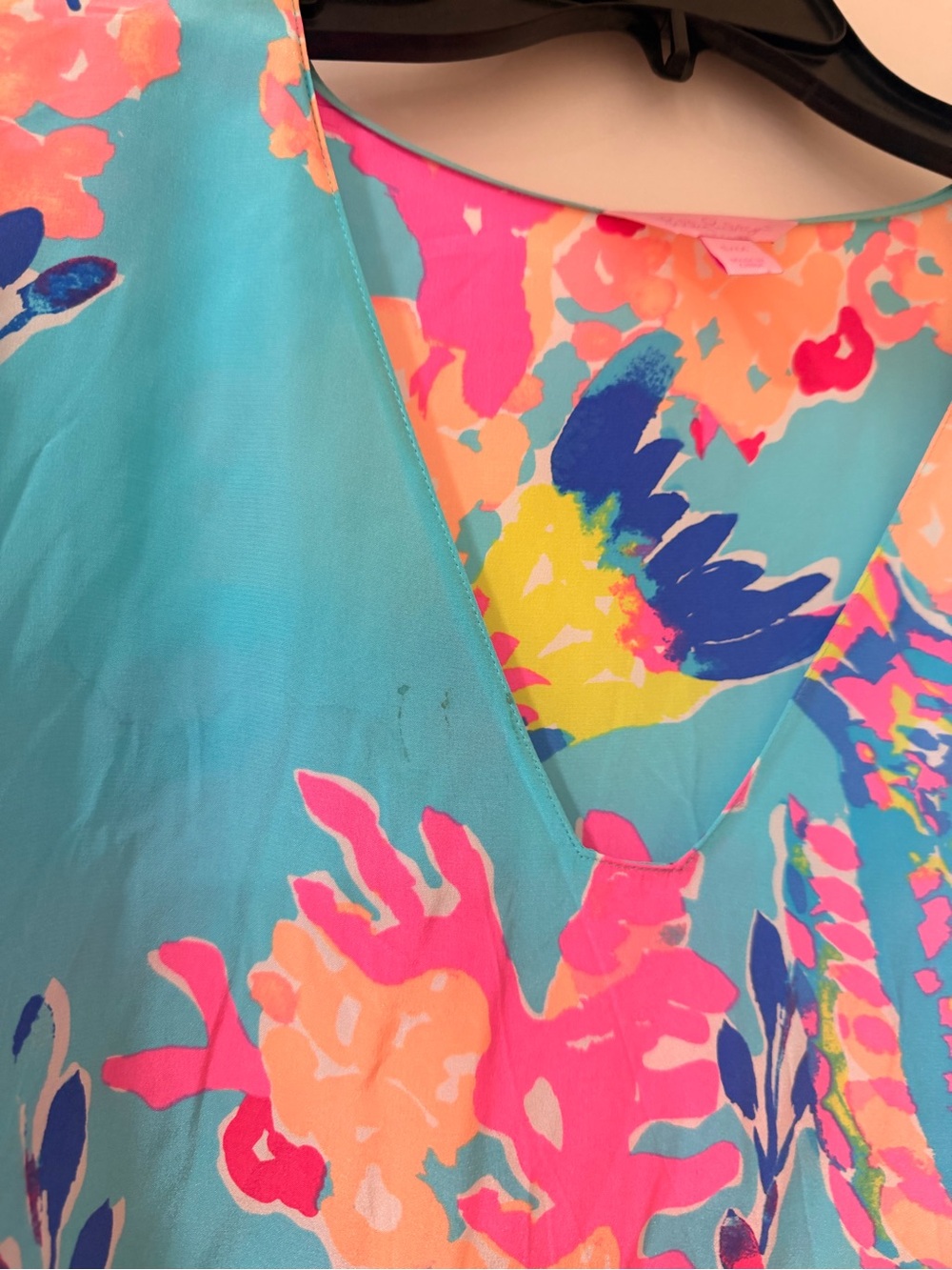 Lilly Pulitzer Liindamarie Caftan in Shorely Blue Sandstorm - Picture 3 of 5